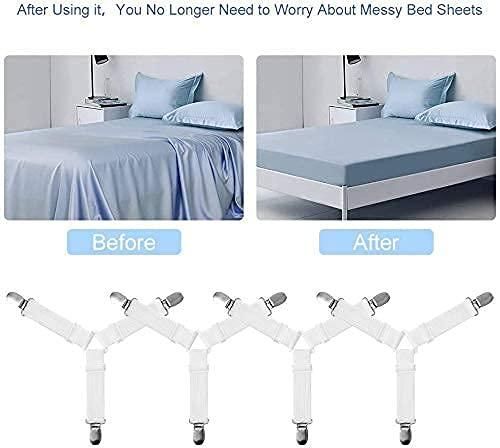 Adjustable Bed Sheet Holder Straps (Pack of 4)