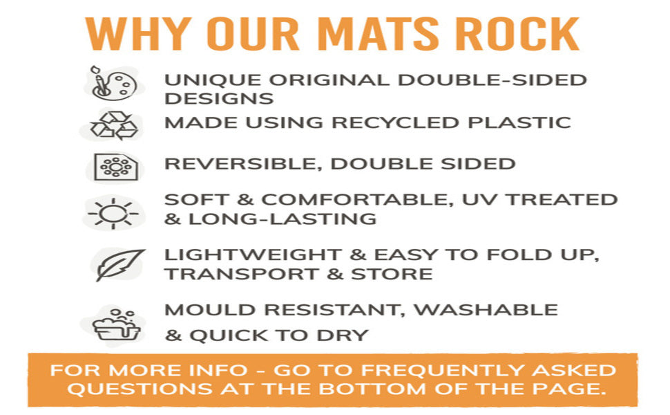 Lightweight & Washable Quick-Drying Mats